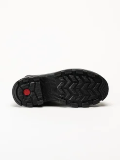 Hunter - Unisex Elements Elastic Chelse - Svarta låga gummistövlar
