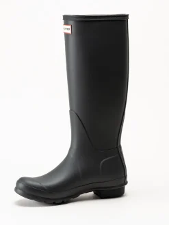 Hunter - Womens Original Tall Boot - Svarta höga gummistövlar