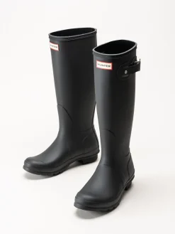 Hunter - Womens Original Tall Boot - Svarta höga gummistövlar