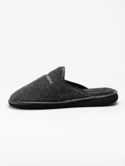 Hush Puppies - Men´s Manuel - Grå slip in tofflor i filt