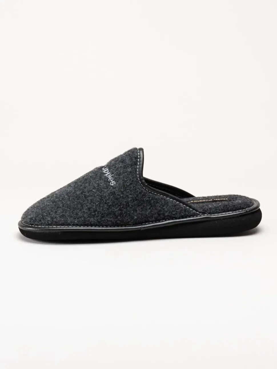 Hush Puppies - Men´s Manuel - Grå slip in tofflor i filt