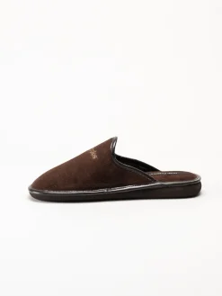 Hush Puppies - Men´s Marco - Mörkbruna slip in tofflor