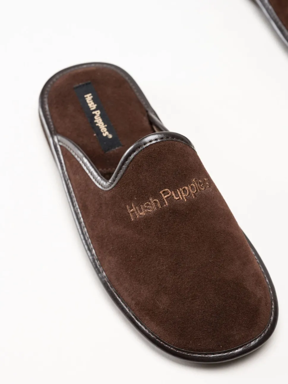 Hush Puppies - Men´s Marco - Mörkbruna slip in tofflor