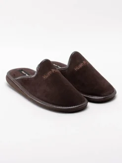 Hush Puppies - Men´s Marco - Mörkbruna slip in tofflor