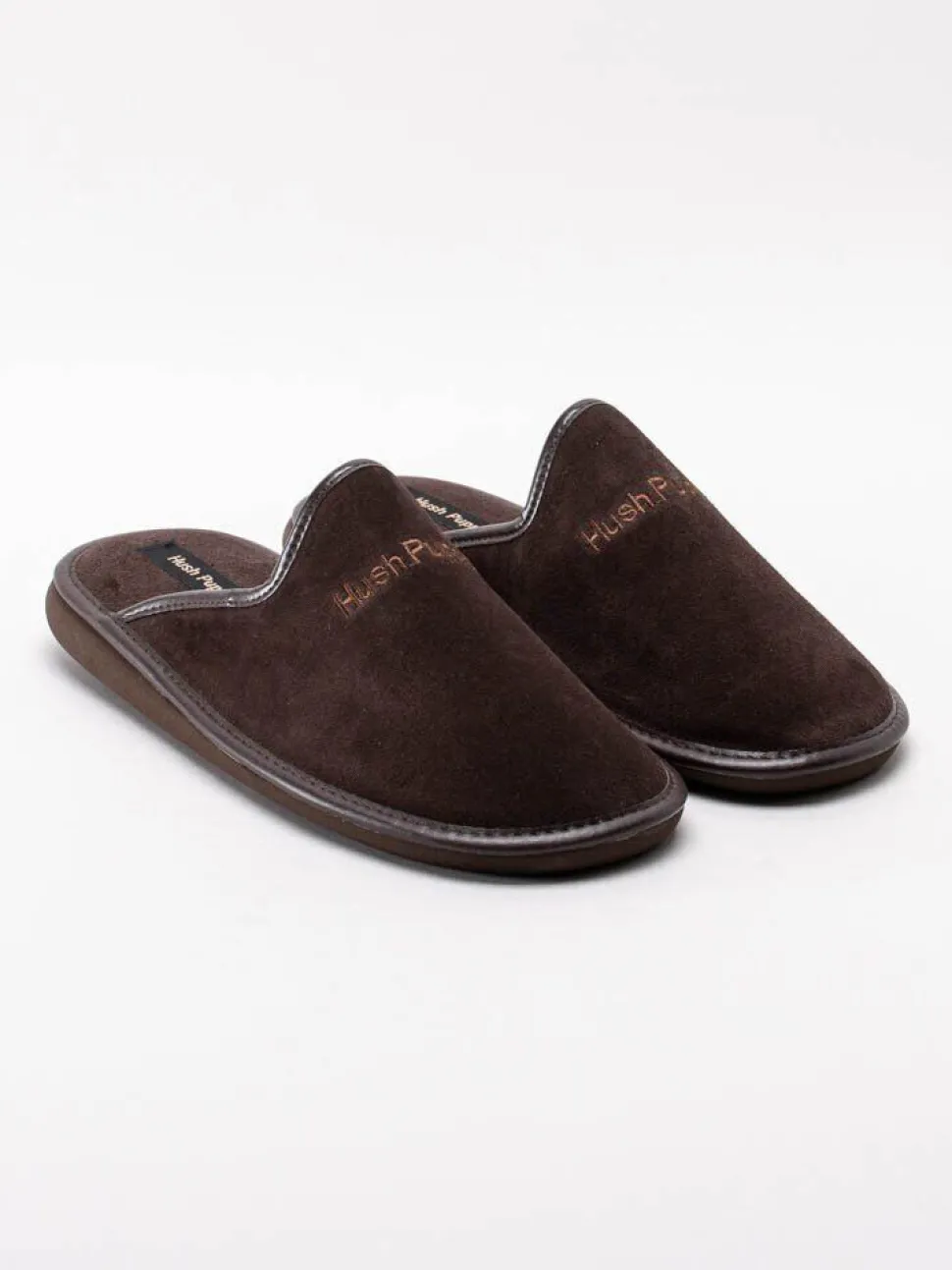 Hush Puppies - Men´s Marco - Mörkbruna slip in tofflor
