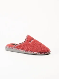 Hush Puppies - Women´s Lola - Röda tofflor i filt