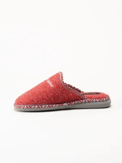 Hush Puppies - Women´s Lola - Röda tofflor i filt