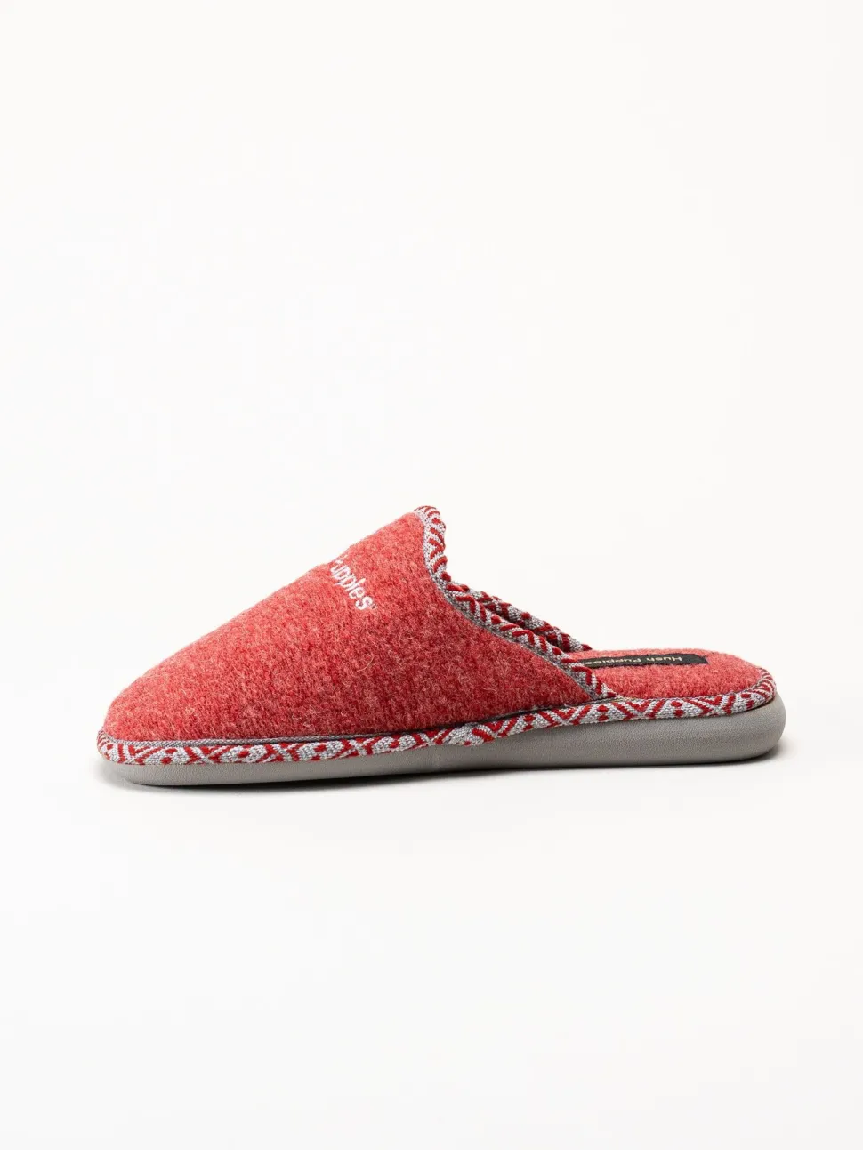 Hush Puppies - Women´s Lola - Röda tofflor i filt