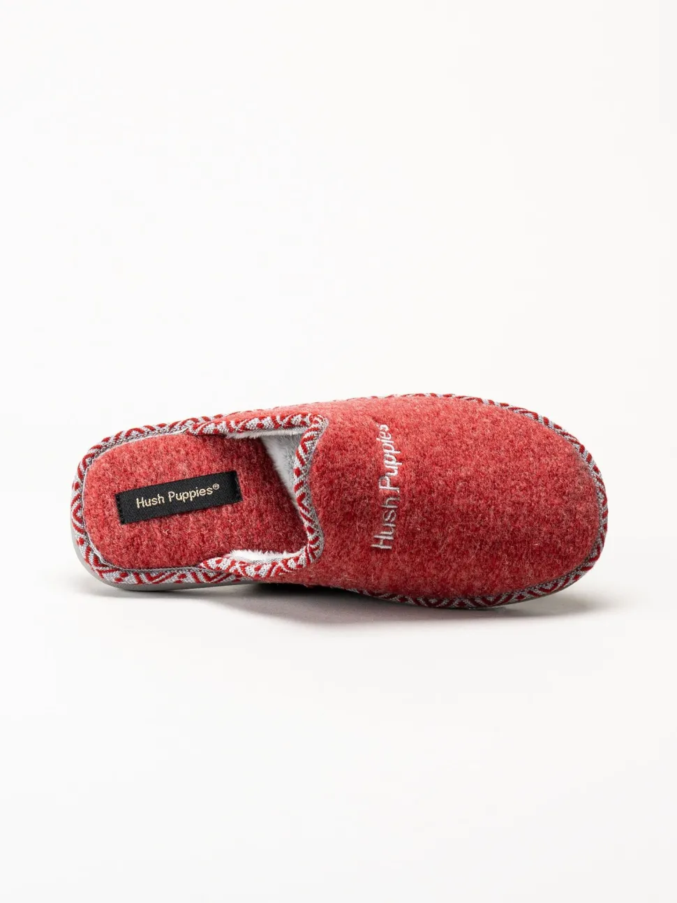 Hush Puppies - Women´s Lola - Röda tofflor i filt