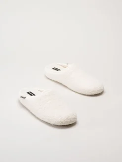 Hush Puppies - Women´s Lunia - Offwhite fodrade tofflor