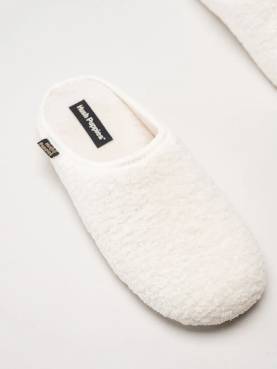Hush Puppies - Women´s Lunia - Offwhite fodrade tofflor