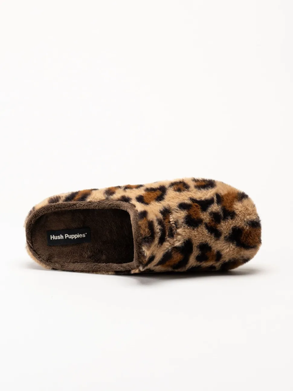 Hush Puppies - Women´s Olivia - Bruna leopardmönstrade tofflor