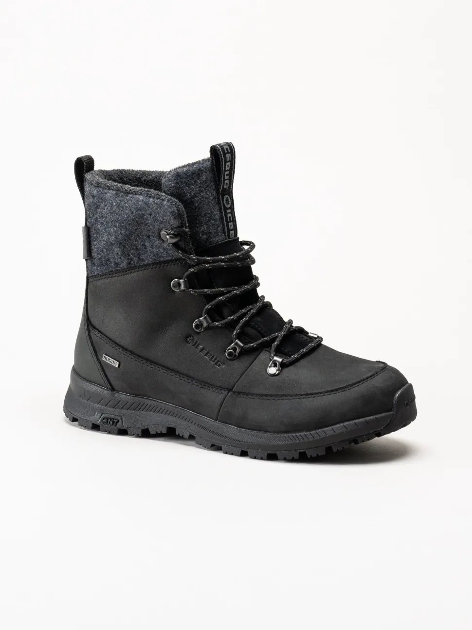 Icebug - Adak ReWool NT - Svarta vinterkängor