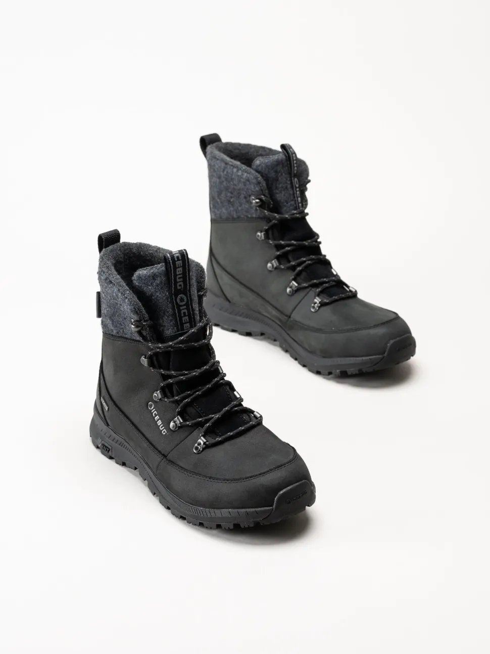 Icebug - Adak ReWool NT - Svarta vinterkängor