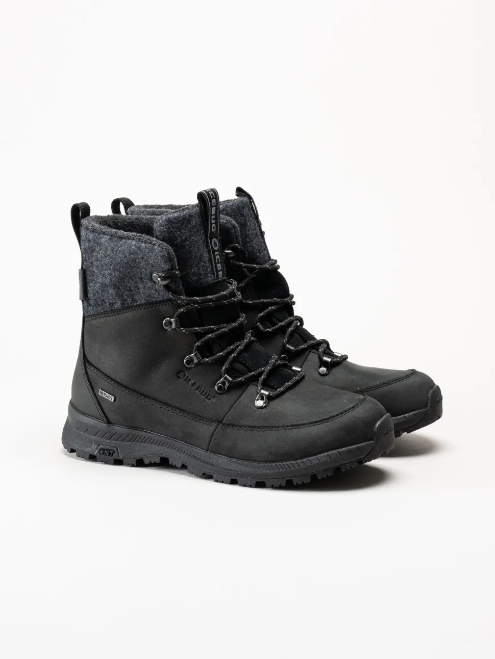 Icebug - Adak ReWool NT - Svarta vinterkängor