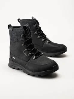 Icebug - Adak Wool Wmns Michelin - Svarta vinterkängor i nubuck