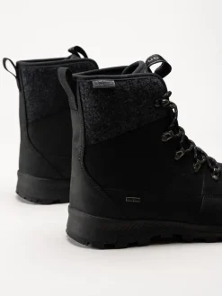 Icebug - Adak Wool Wmns Michelin - Svarta vinterkängor i nubuck