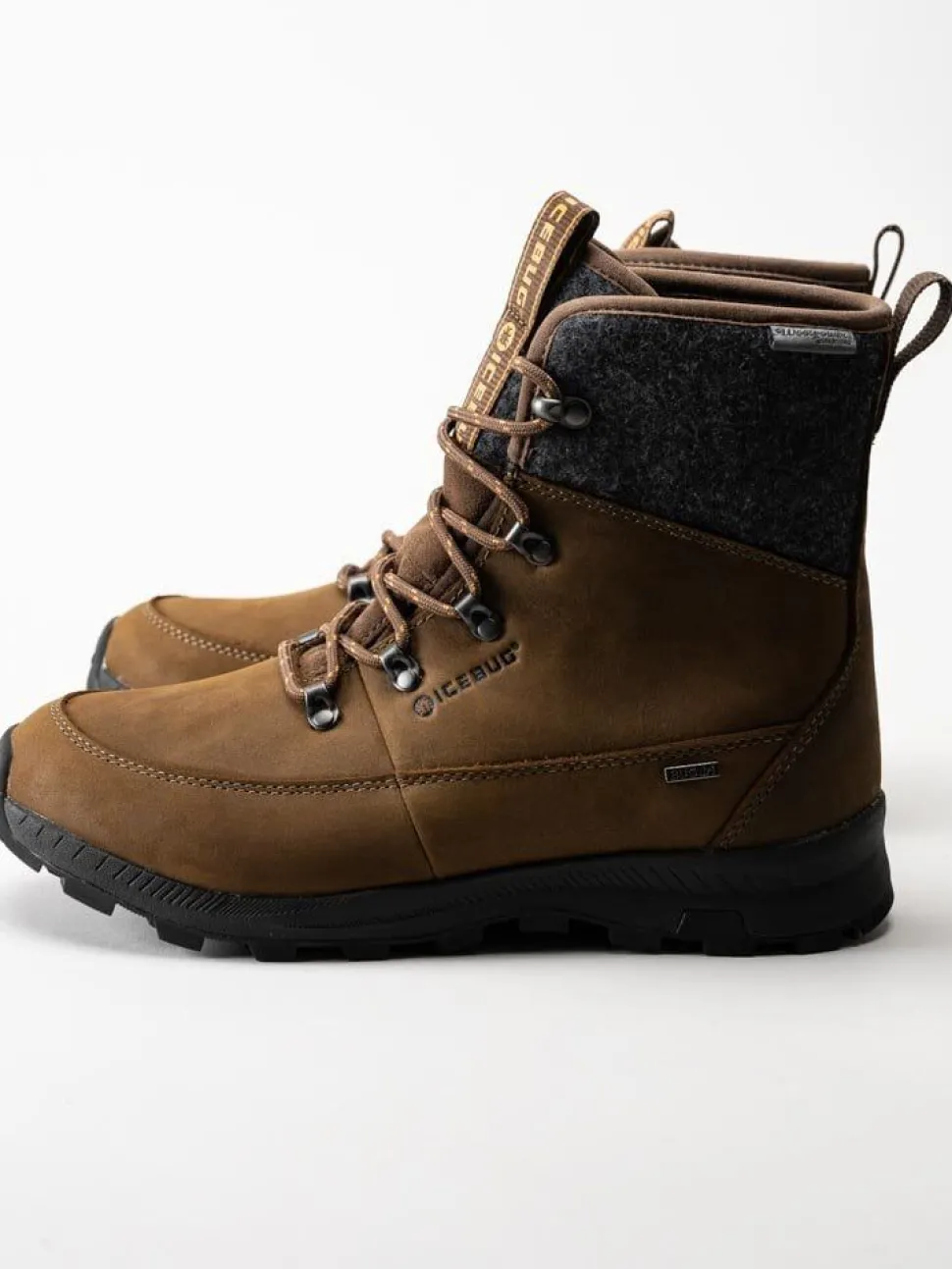 Icebug - Adak Wool Wmns Michelin - Bruna vinterkängor i nubuck