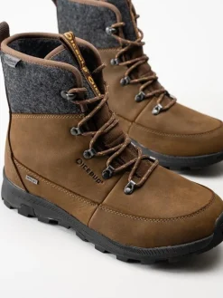 Icebug - Adak Wool Wmns Michelin - Bruna vinterkängor i nubuck