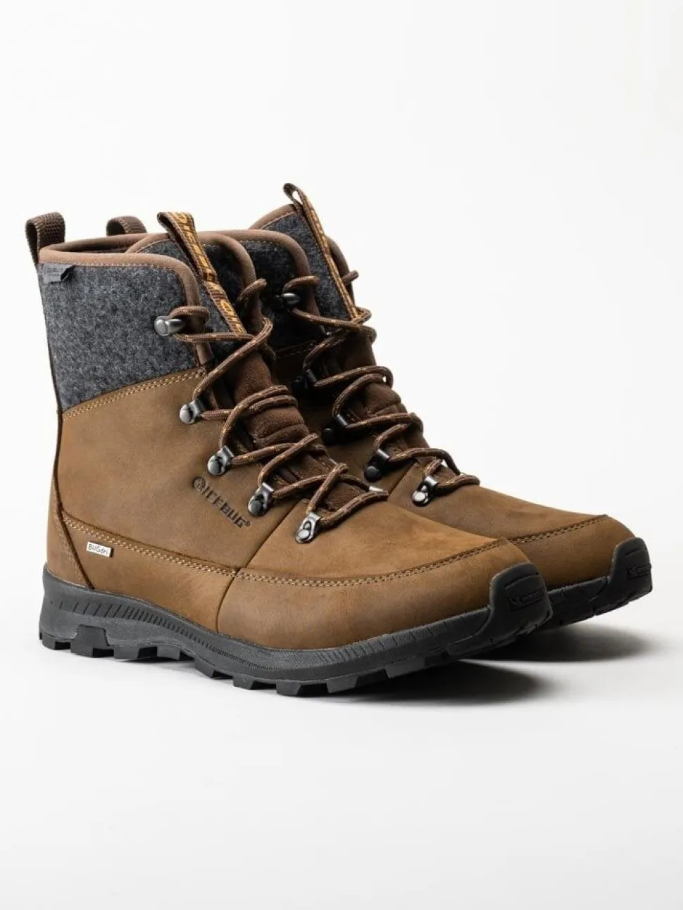Icebug - Adak Wool Wmns Michelin - Bruna vinterkängor i nubuck