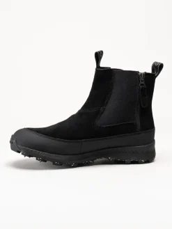 Icebug - Boda Mens BUGrip - Svarta chelsea boots i mocka