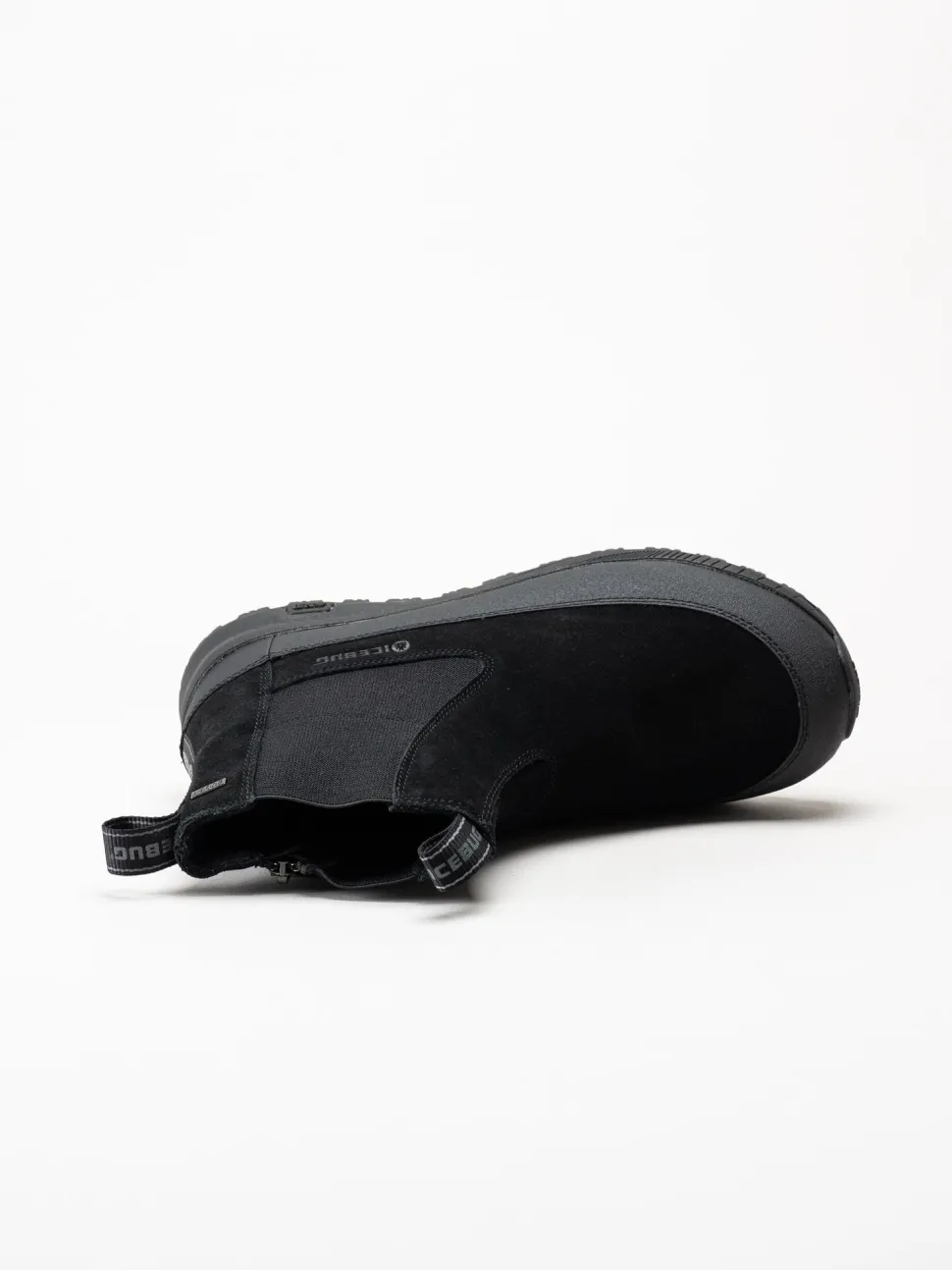 Icebug - Boda M NT - Svarta chelsea boots i mocka