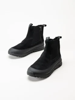 Icebug - Boda M NT - Svarta chelsea boots i mocka