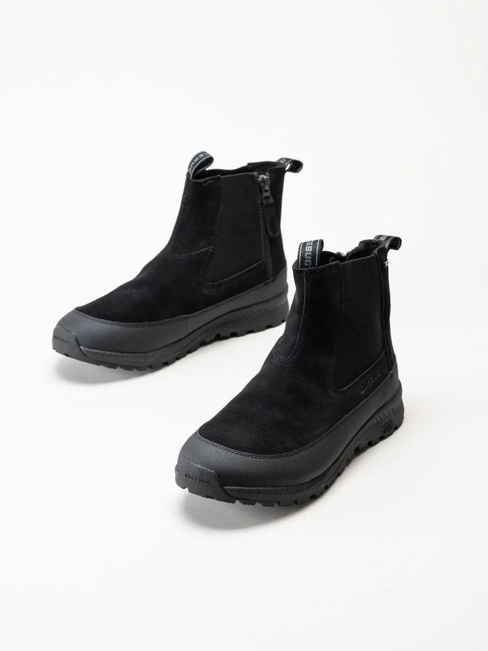 Icebug - Boda M NT - Svarta chelsea boots i mocka