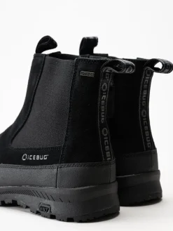 Icebug - Boda M NT - Svarta chelsea boots i mocka