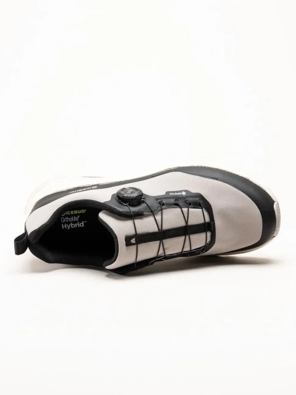 Icebug - Haze Mens RB9X - Ljusgrå sportiga promenadskor med Gore-Tex
