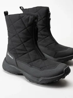Icebug - Ivalo4 W BUGrip - Svarta högre vinterkängor med dubbar
