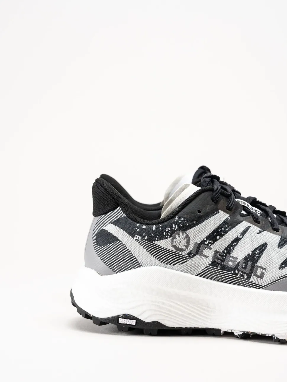 Icebug - Järv RB9X - Svartvita sneakers i textil