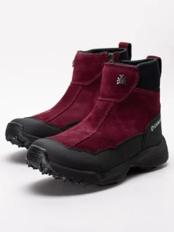 Icebug - Metro2 W BuGrip - Vinröda vinterkängor med dubbar