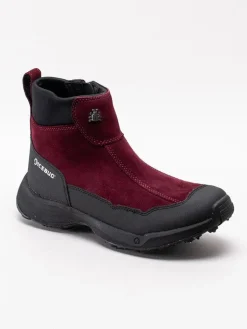 Icebug - Metro2 W BuGrip - Vinröda vinterkängor med dubbar