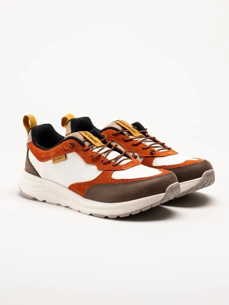 Icebug - Norna RB9X - Bruna sneakers i mocka och textil