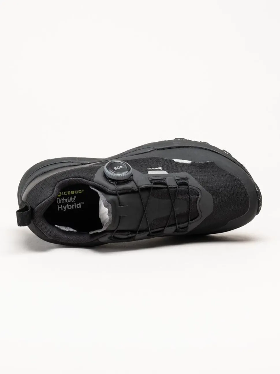 Icebug - Rover 2 Wmns BUGrip GTX - Svarta promenadskor med dubbar