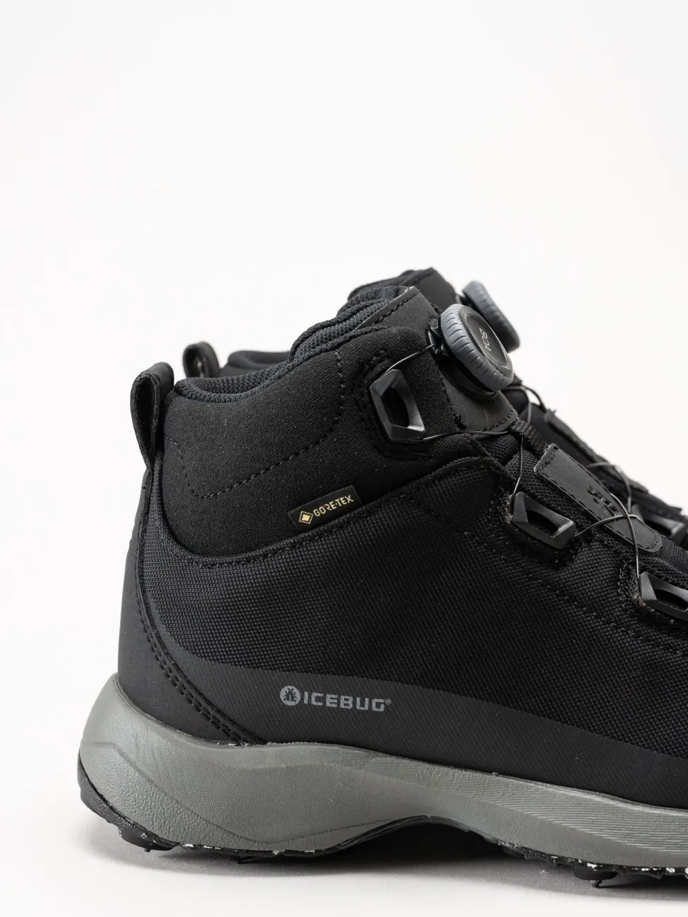 Icebug - Stavre BUGrip GTX - Svarta vandringskängor med dubbar