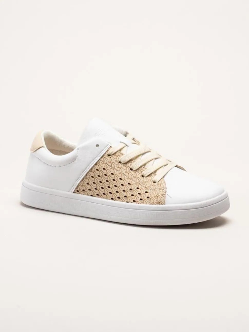 Ilse Jacobsen - All Day City Sneaker - Vita och beige sneakers