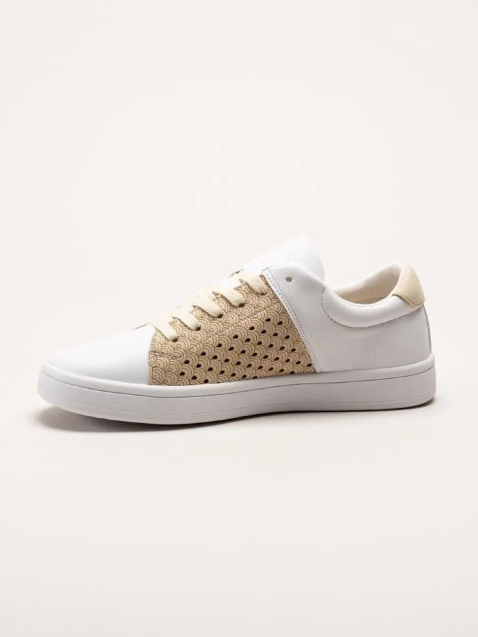 Ilse Jacobsen - All Day City Sneaker - Vita och beige sneakers