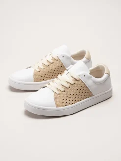 Ilse Jacobsen - All Day City Sneaker - Vita och beige sneakers