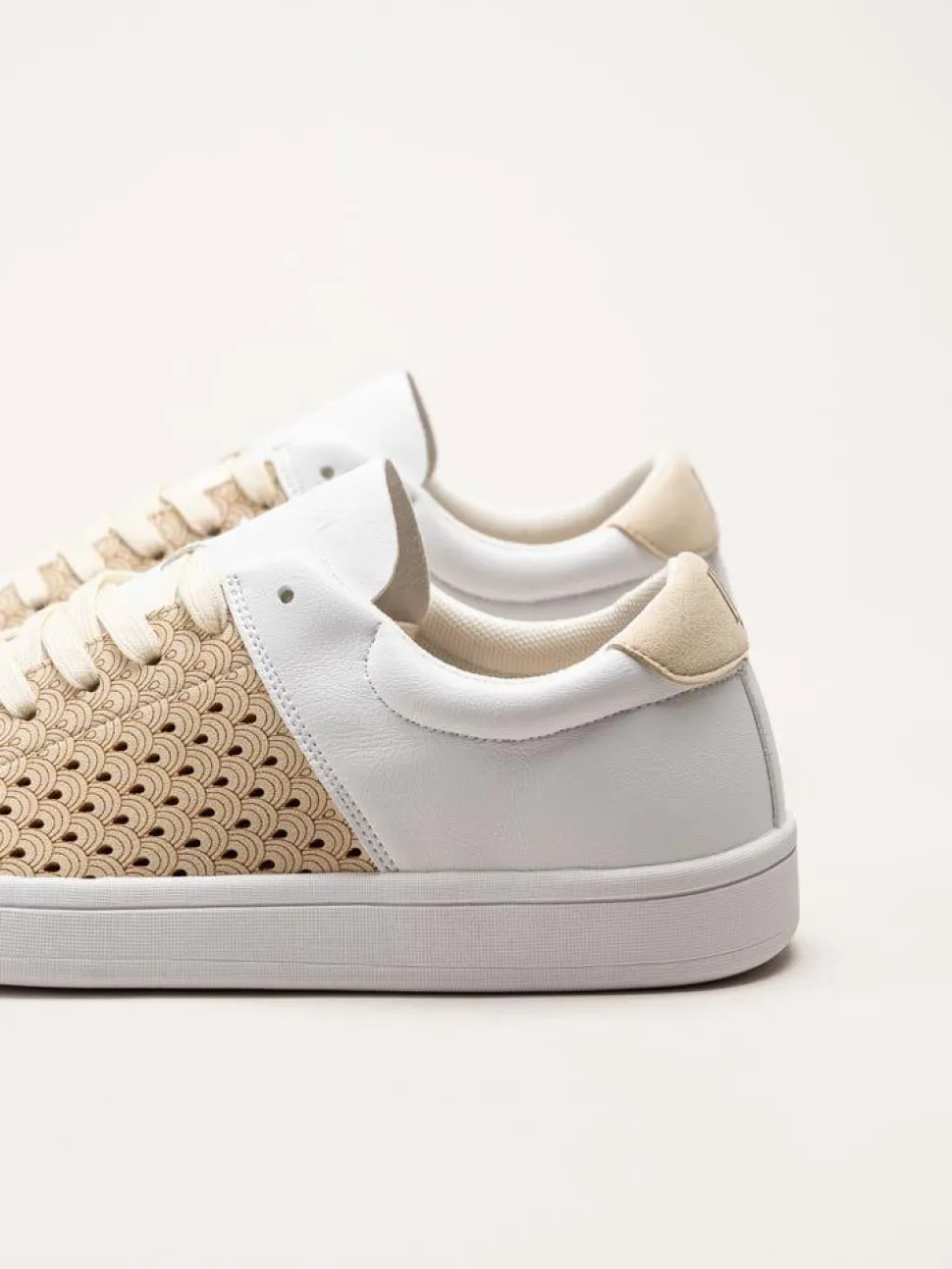 Ilse Jacobsen - All Day City Sneaker - Vita och beige sneakers