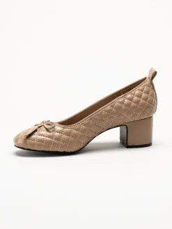 Ilse Jacobsen - Altura03 - Beige quiltad pumps