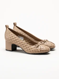 Ilse Jacobsen - Altura03 - Beige quiltad pumps