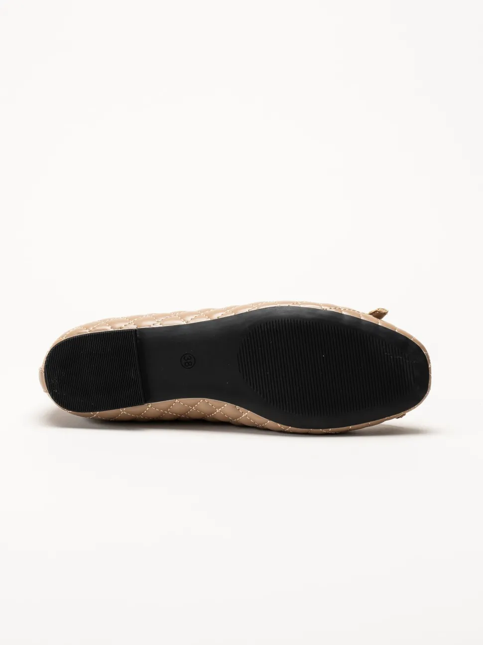 Ilse Jacobsen - Beige quiltad ballerinaskor
