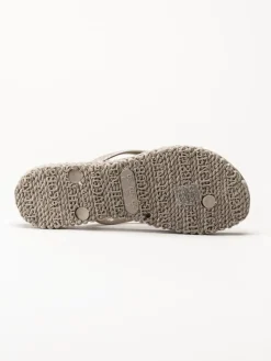 Ilse Jacobsen - Cheerful01 - Beige flip flops med glitter