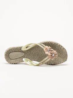 Ilse Jacobsen - Cheerful18F - Guldfärgade flip flops