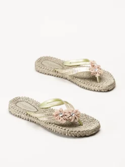 Ilse Jacobsen - Cheerful18F - Guldfärgade flip flops