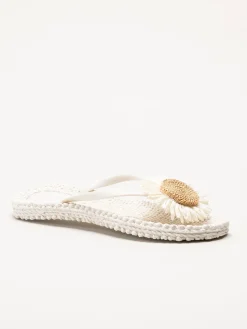 Ilse Jacobsen - Cheerful16F - Offwhite flip flops