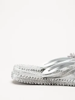 Ilse Jacobsen - Cheerful18F - Silverfärgade flip flops