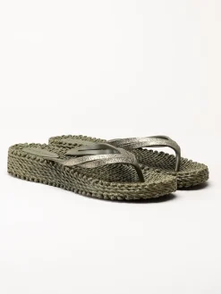 Ilse Jacobsen - Cheerful13 - Gröna flip flops med glitter